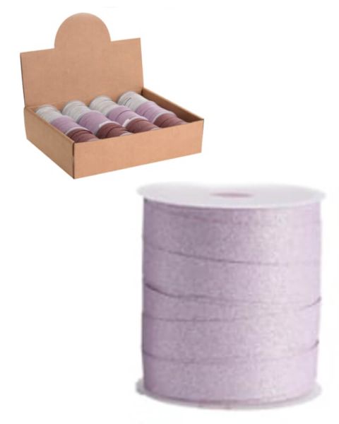 Excellent Houseware Lyserød Glitter Gavebånd